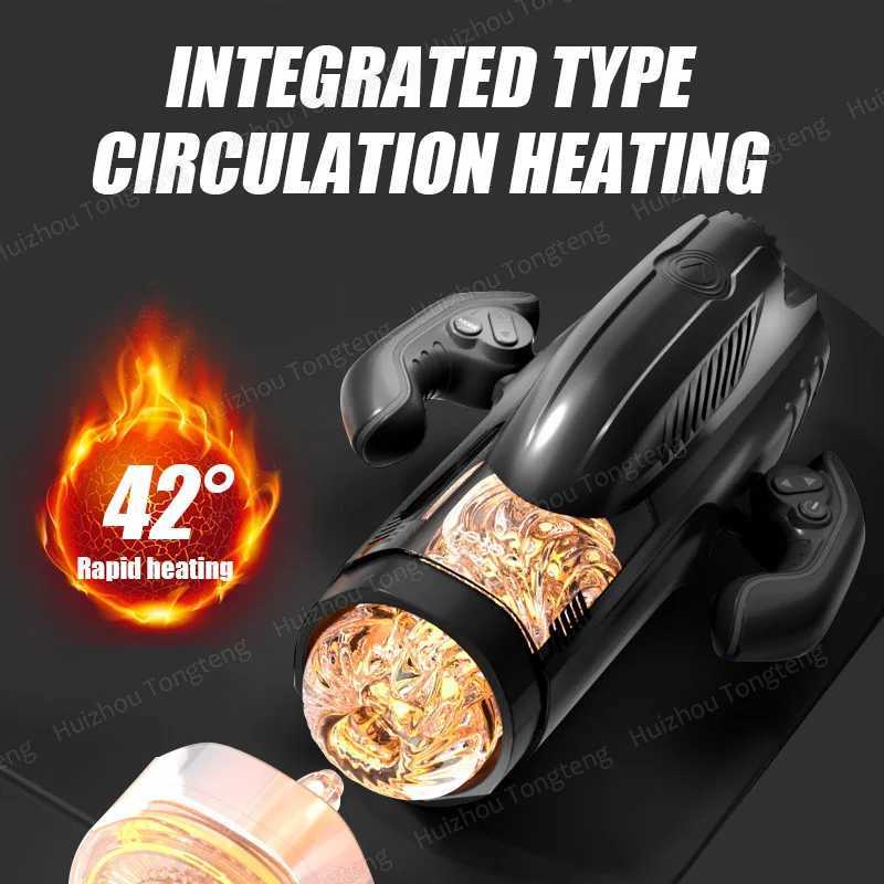 New Leten Automatic Remote Heat Absorption Intelligent Male Masturbation Cup Sex ToyW250408