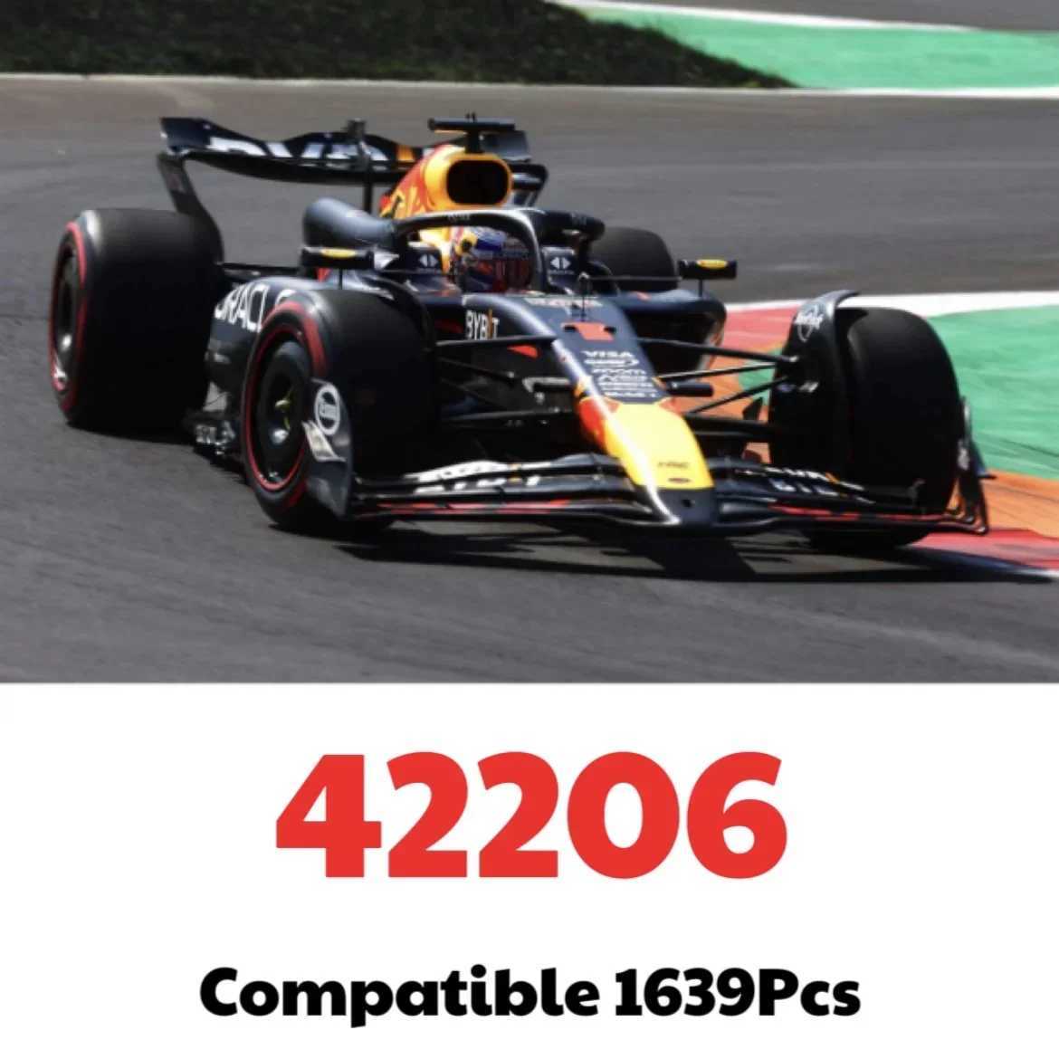 New Technology 42206 42207 Red and Blue Sports Racing Building Blocks Ci Super Racing Blocks Toys W250408