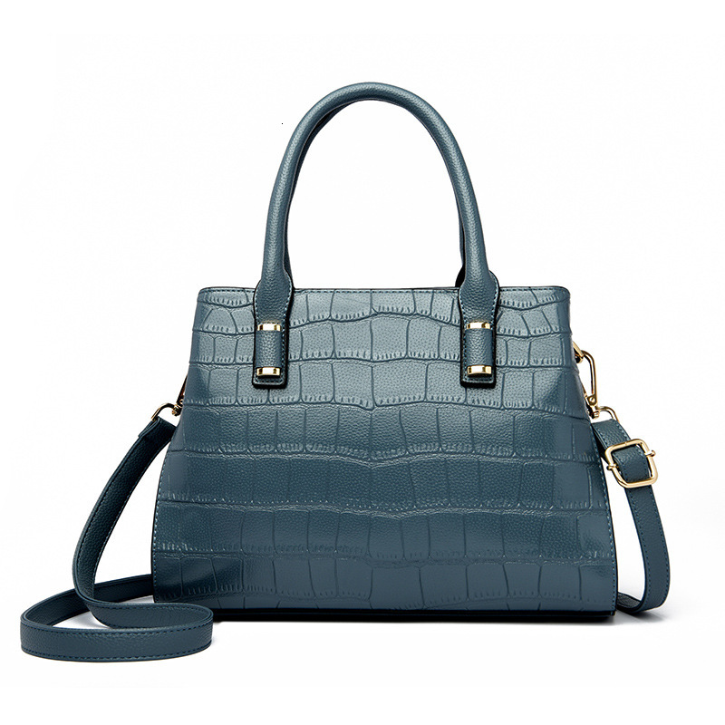 Crocodile Print Tote Bag Women's Fashion Large Capacity Tote Bag Work Commute Crossbody Shoulder Bag