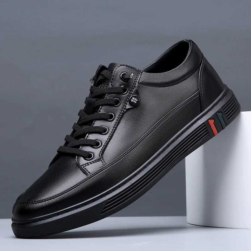 Genuine Leather Men Casual Shoes Breathable Cowhide Man Board Shoes Sapatos Masculino Chaussure Homme Zapatos Casuales Hombre Z251107