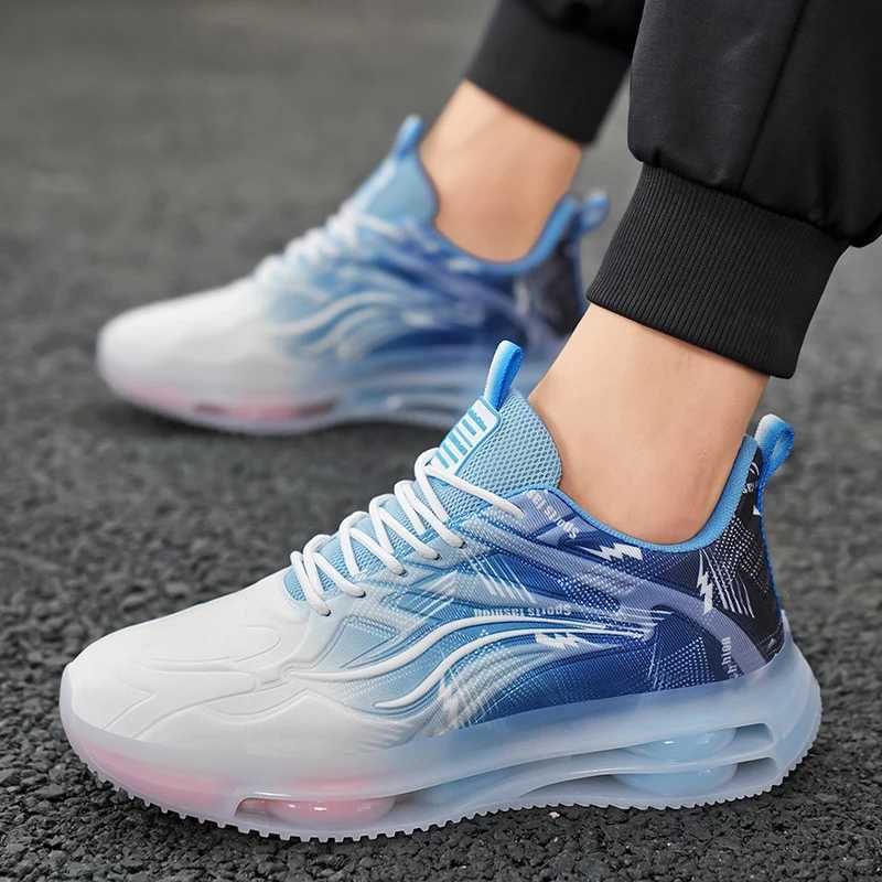 Mens sports shoes Cushi TPR sole mesh lightweight running shoes wear-resistant basketball casual sports shoes shoes size 39-47 Y250408
