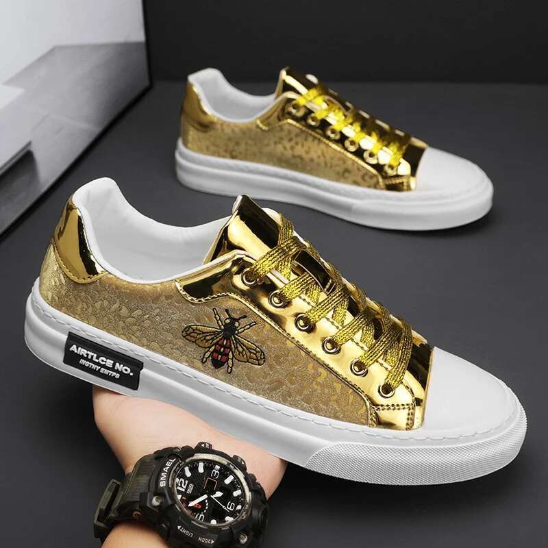 2025 New Hot selling Golden Bee Sports Shoes Fashion Skateboarding Men's Original Designer Hip Hop Superstar Men's Skateboarding Shoes Trend
