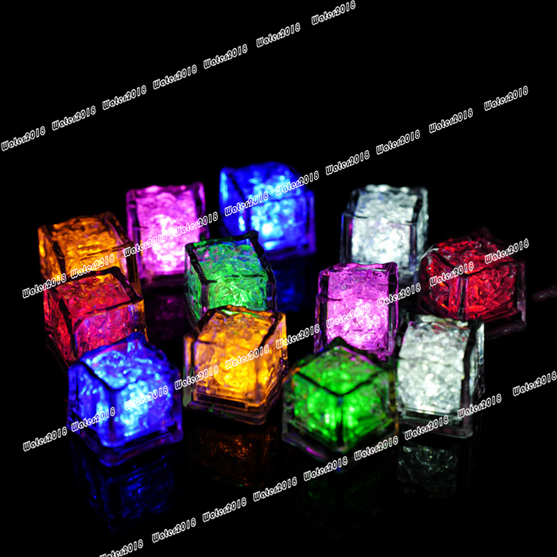 LED Ice Cubes Colorful Other Lights Luminous Glowing Induction Wedding Festival Christmas Bar KTV Toys