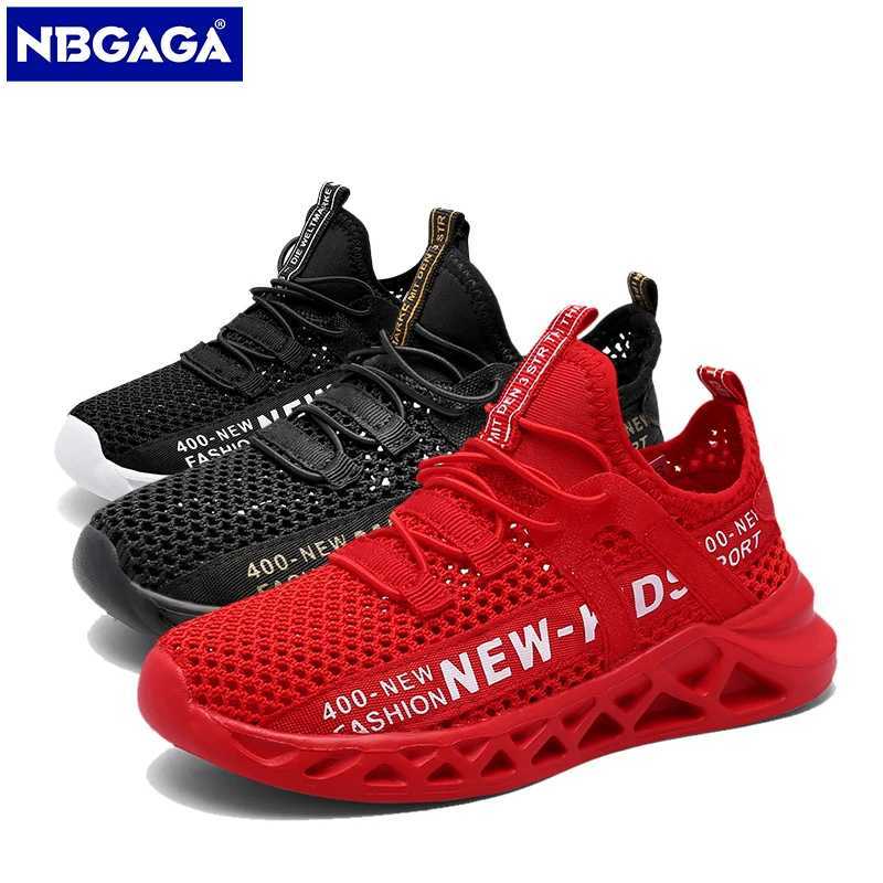 Net childrens running shoes are breathable lightweight soft non slip comfortable and casual walking shoes for boys and girls W250407