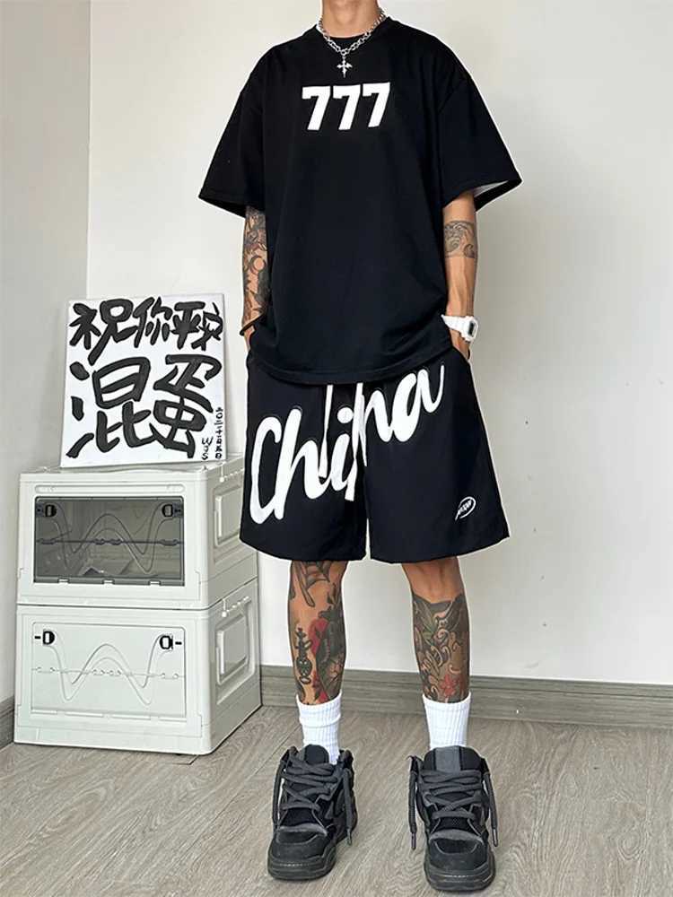 American fitness shorts high-quality cotton shorts fashionable sports shorts and streetwear unisex stylesXJ250407