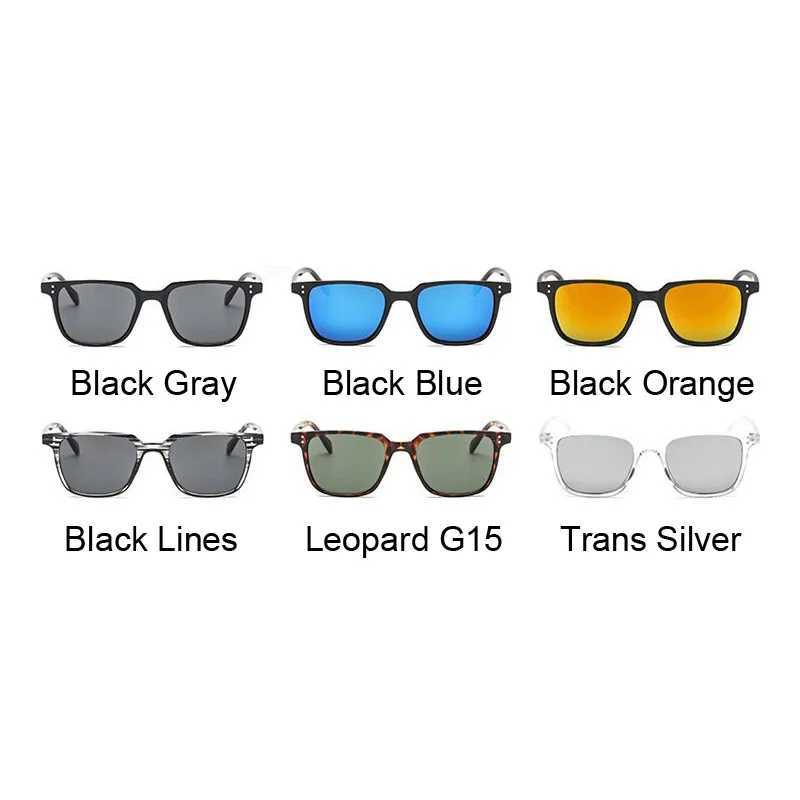 Classic Square Sunglasses Man Brand Designer Retro Black Sun Glasses Male Vintage Colorful Shades Oculos De Sol Masculino Z250411