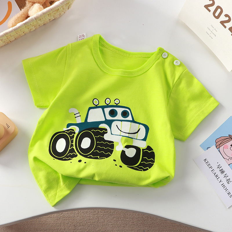 Ddmyshoesvip New T Shirt Pure Cotton Girls Short Summer A Class Half Sleeved Baby Sweat Absorbing Children S Clothing