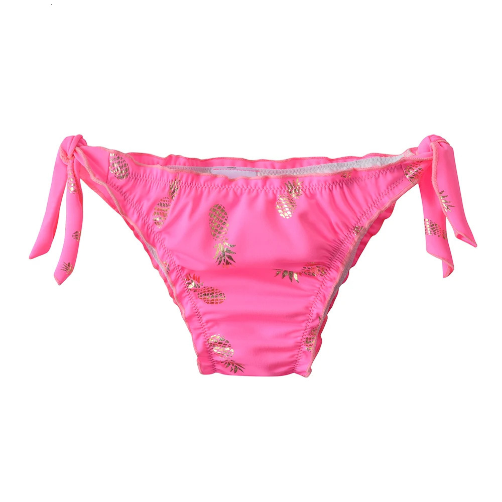 DXTON Girls Swimsuit Kids 2 pcs Suits Toddlers Pineapple Cartoon Bikini Swimwear Children Summer Bathing Suits for 4 6 8 10 Yrs 250407