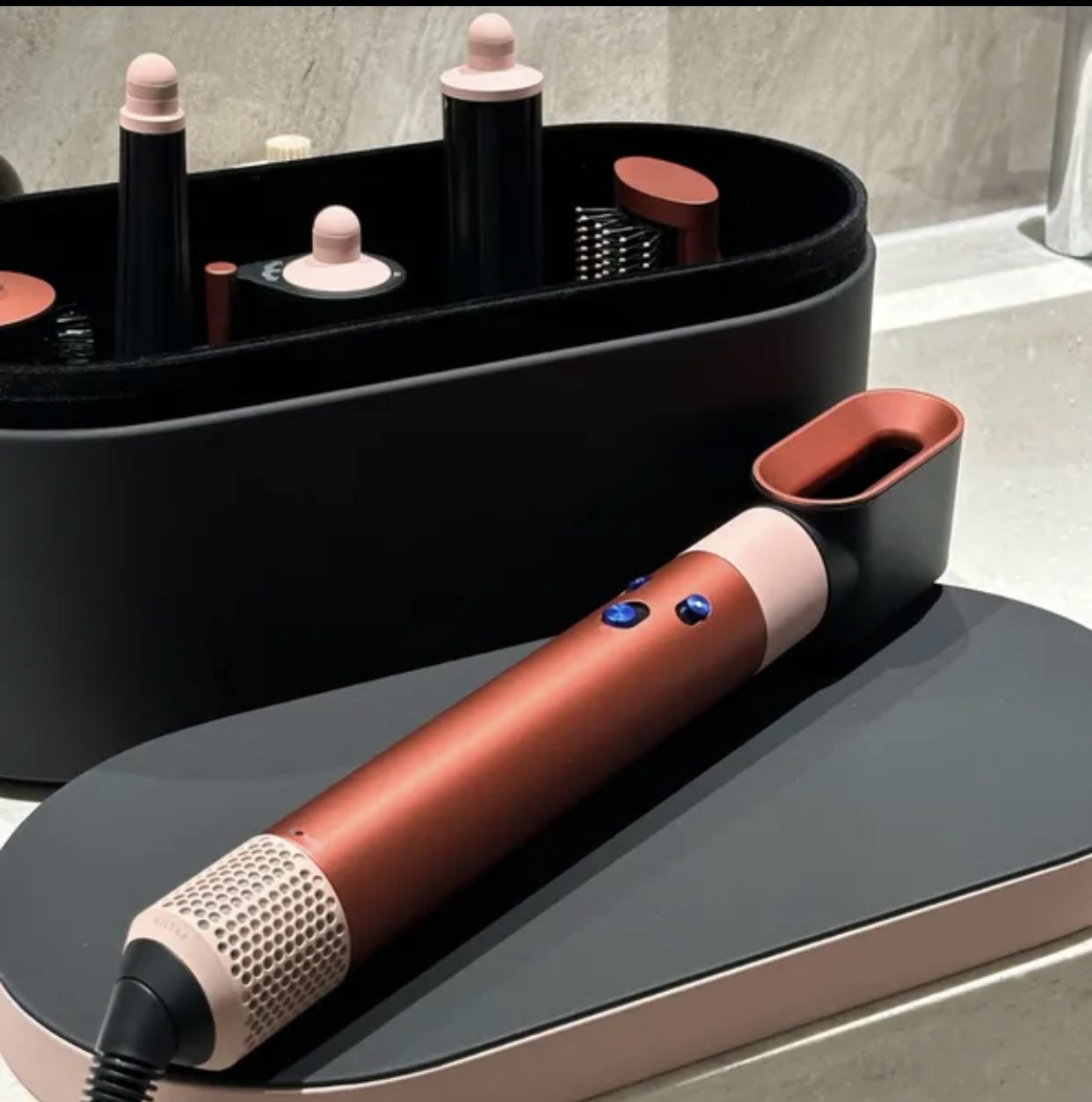 Curling Iron Hair Professional Straightener 6-in-1 Multi Function Electric Hair Tool with Adjustable Temperature Negative Ion Tech With Gift