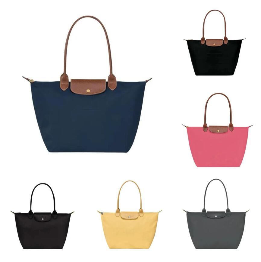 Designer bag totes nylon tote bag waterproof luxury bag 2025 womens handbag beach bag travel shoulder bag flap mini purse key wallet with strap black