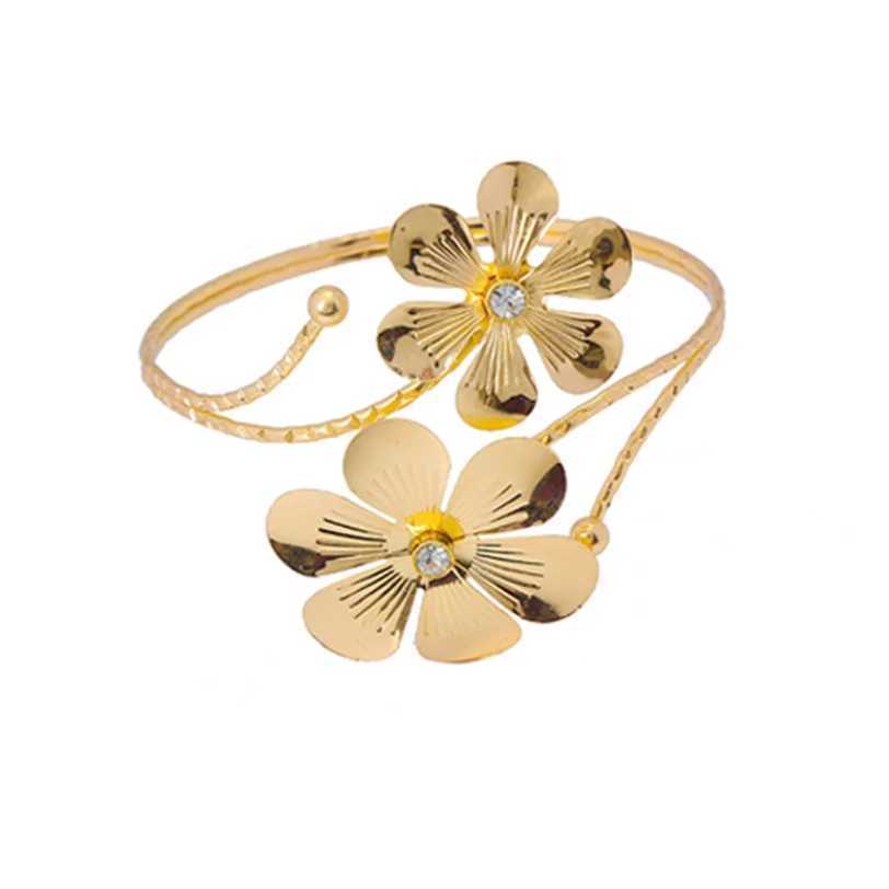 Boho Vintage Gold Sier Color wer Arm Bracelet Open Armband Cuff Bangle India Wen Jewelry Costume AccoriesC250408