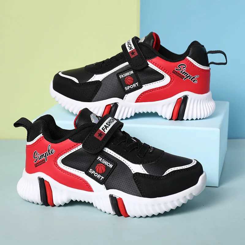 Childrens sports shoes for boys and girls lightweight flat and comfortable outdoor running shoes 2024 fashionable childrens tennis shoes W250407