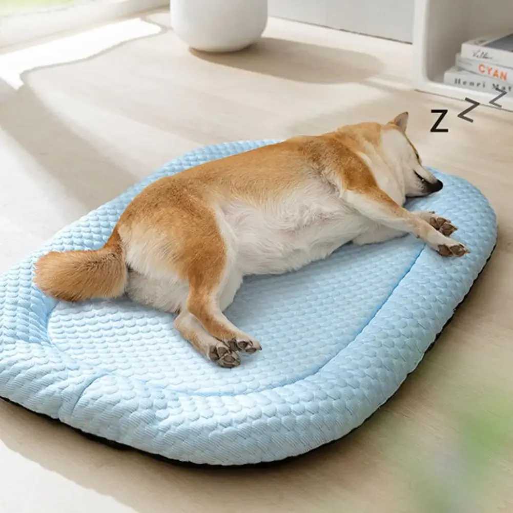 Summer dog bed cat pad small dog sleep nest suitable for small medium large dog and cat ice cool pad pet bed cat bed Y250407