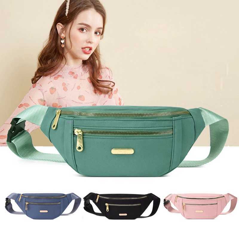 Womens waist bag Oxford casual colorful waist bag shoulder cross chest bag handbag fully matched messenger strap bag Z250407-1