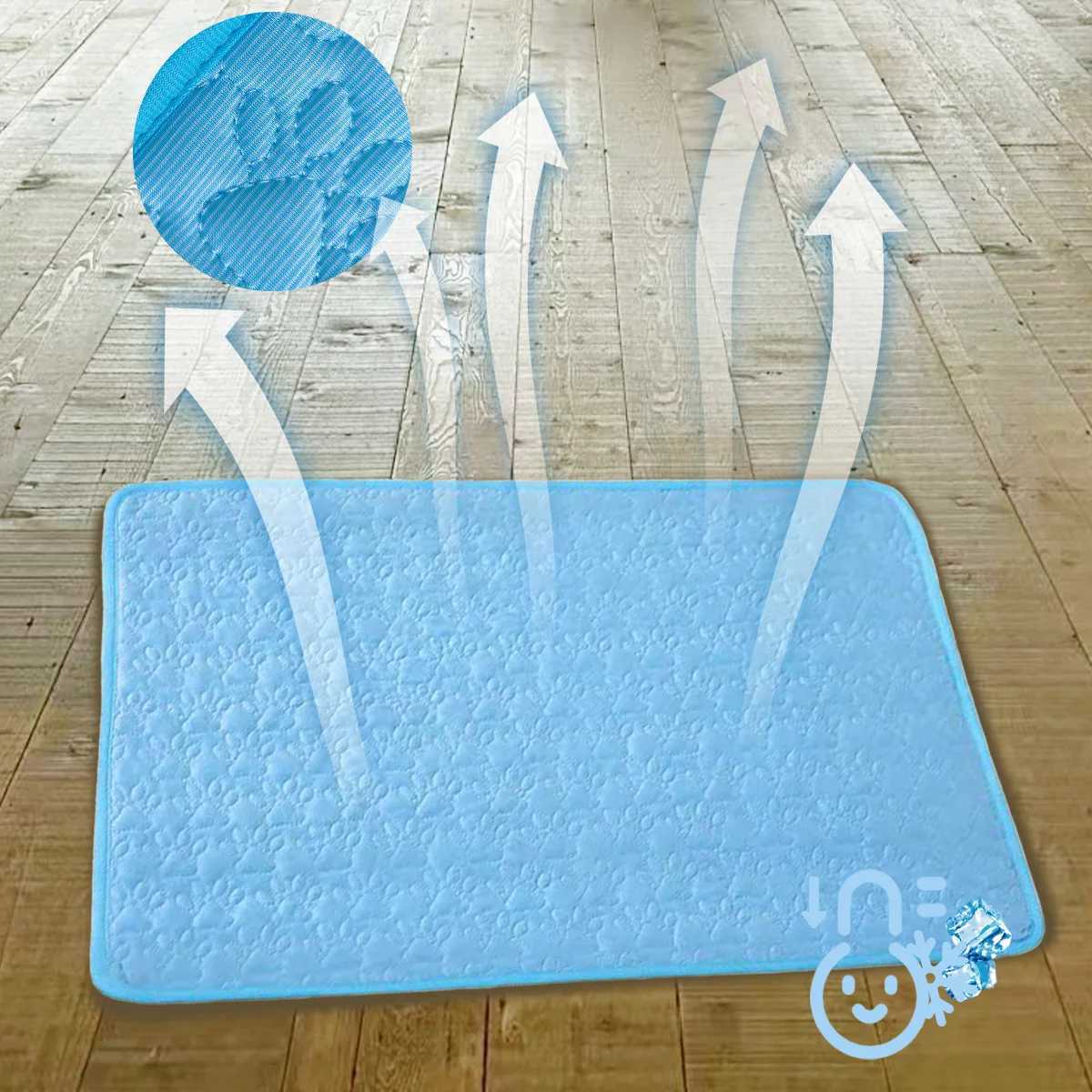 Dog cooling pads for small medium large dogs breathable washable pet dog accessories Y250407
