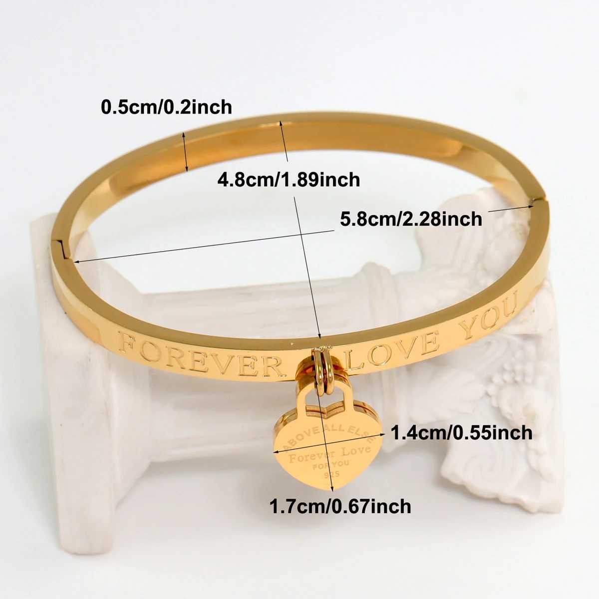 Fashionable stainlESS steel bracelet suitable for women Roman style vintage bracelet suitable for daily wear Y250408
