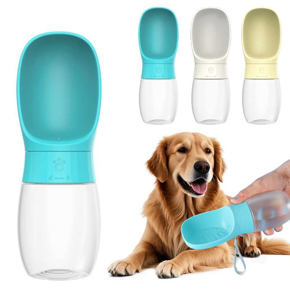 free shipp ing 500 ml Large Dog Port ab l e Pet Drinking Bot tl e Suit ab l e for Small and Medium sized Dogs Cats Outdoor Travel Beverage Cups Puppy 