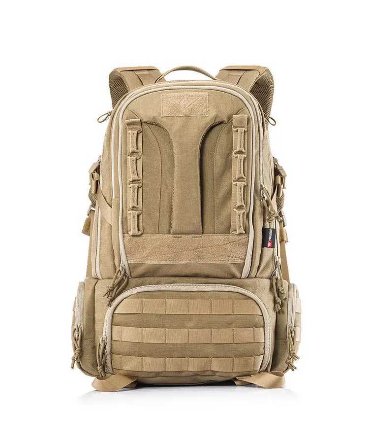 YAKEDA Large Capacity Backpack Multifunctional Tactical Backpack Camouflage Sports Outdoor Bag Mountaineering Camping EquipmentC250407