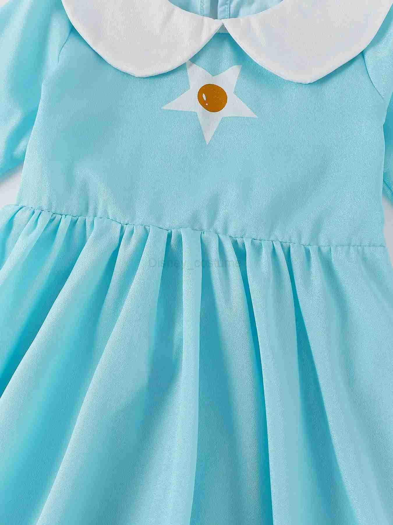 Disney Peach cosplay Rosalina Dress childrens party dress X250408
