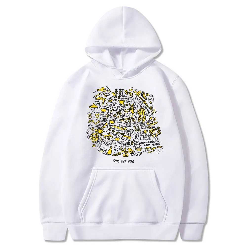 Singer Mac Demarco This Old Dog Album Graphic Printing Hoodie Mens Retro Oversized Sportswear Mens Pop Music Hoodie W250408