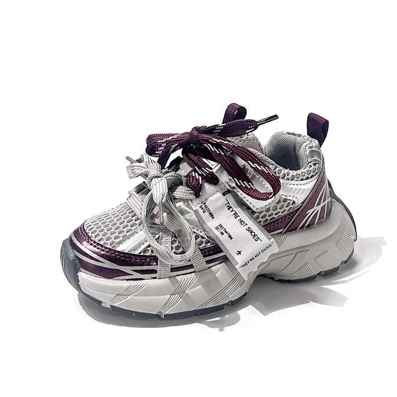 2025 Spring and Autumn New Childrens Casual Shoes for Girls and Boys Fashion Korean Sled Soft Bottom Anti Slip Edition Fashion Sports Shoes W250407