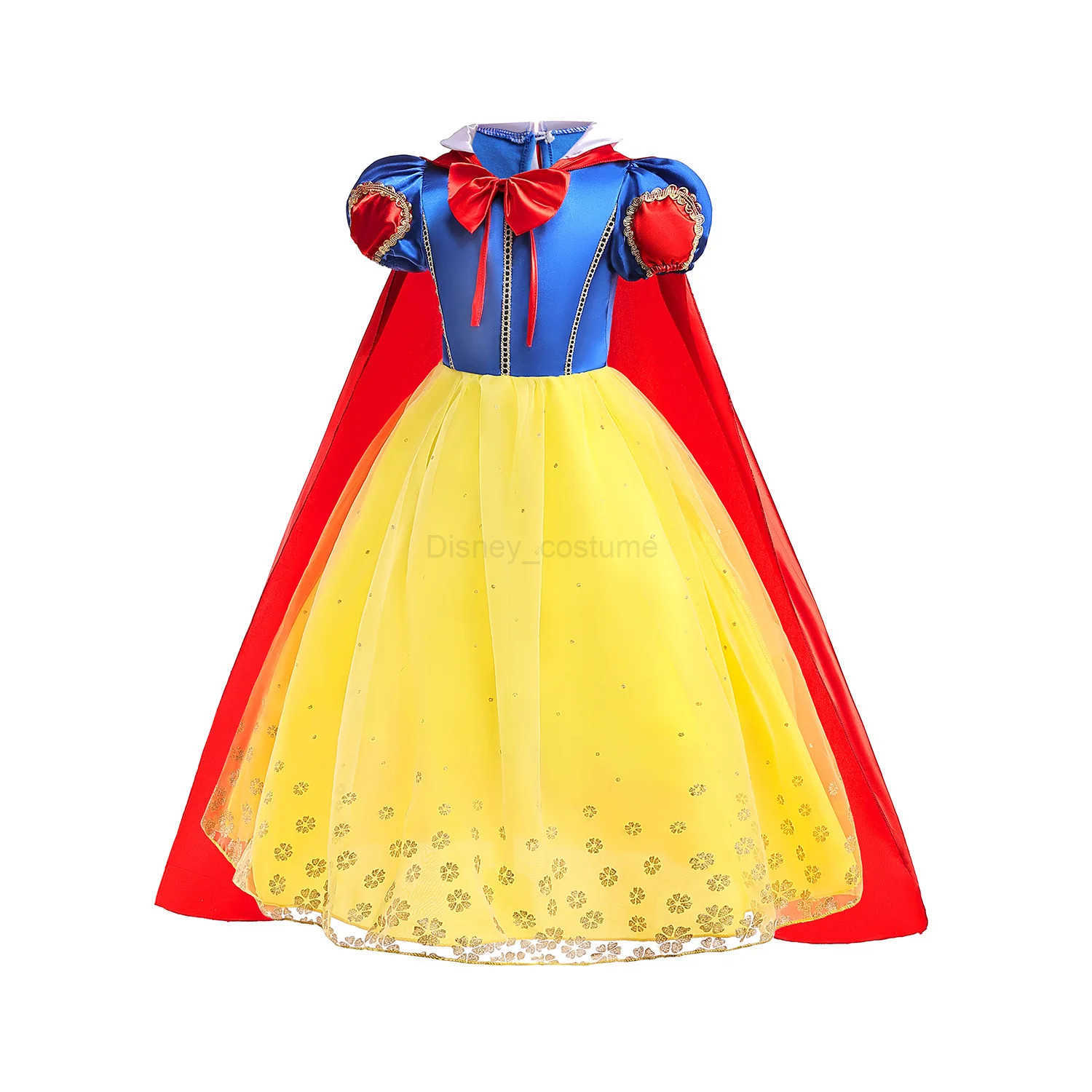 Disney Baby Girls Snow White Princess Dress Up Lace Ball Gown Kids Fantasy Party Birthday Clothes Cosplay Halloween Costume X250408