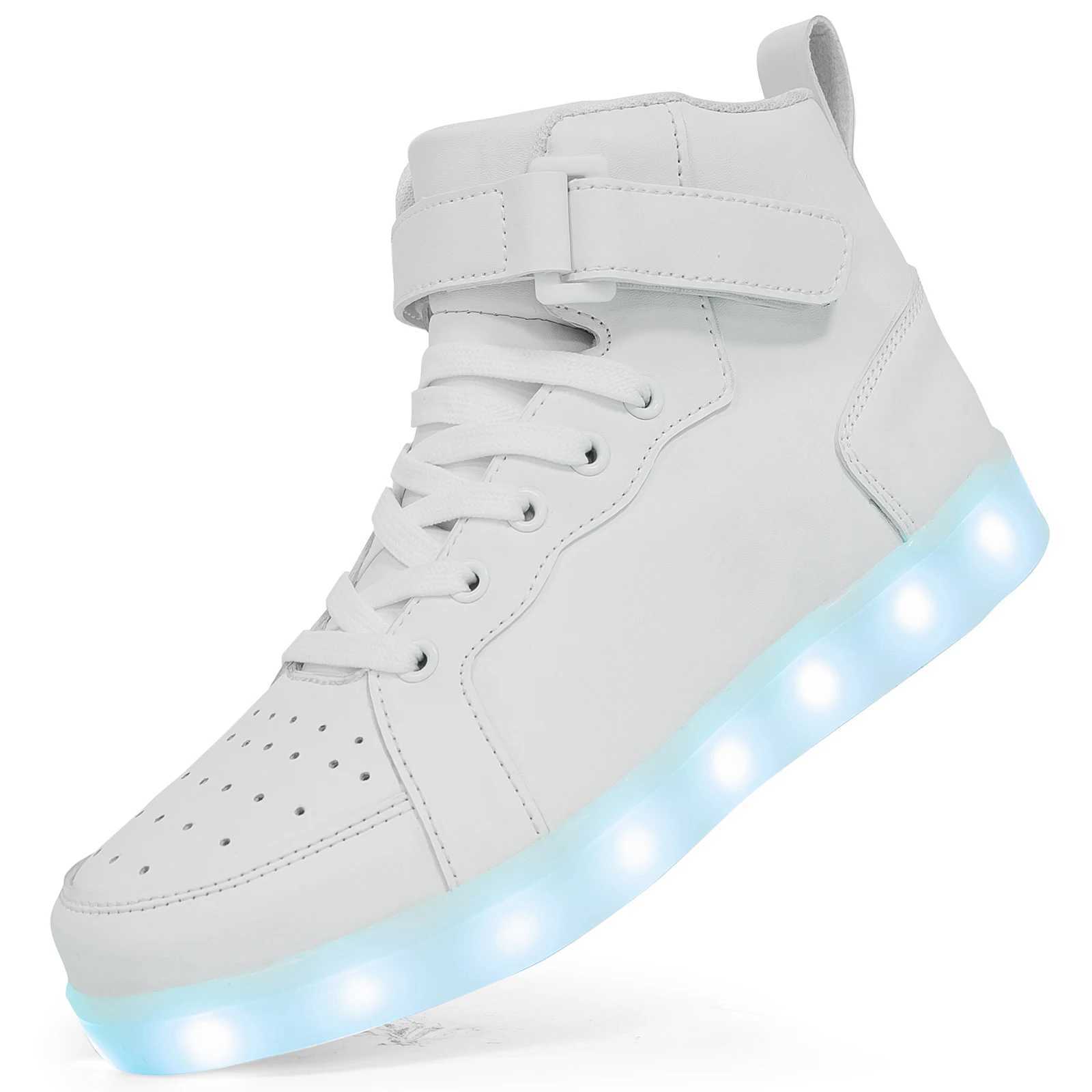 Size 25-40 Childrens luminous sports shoes Childrens luminous sports shoes Boys and Girls luminous sports shoes W250407