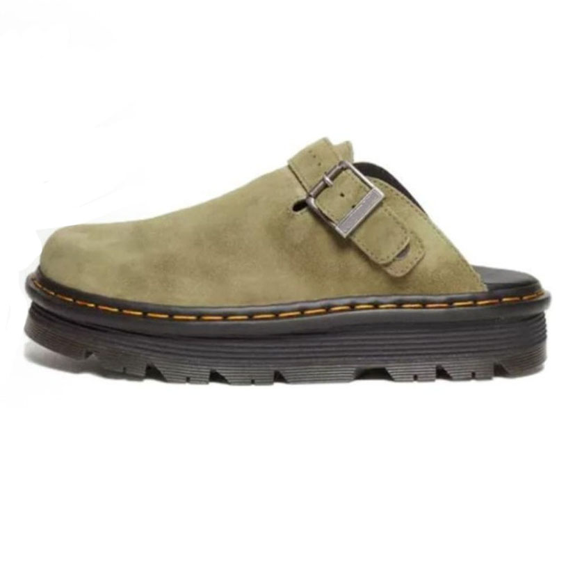 doc martin shoes martene mules designer boots Zebzag Suede Slingback Platform Mule Josef Grey Black Savannah Tan Muted Olive Purple WhiBCnS#