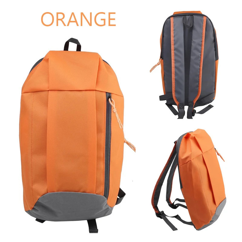 Outdoor Sports Backpack Small Gym Bag Outdoor Fitness Riding Shoulder Bag Color Oxford Cloth Backpack Men Kids Unisex Nylon Bag 250408