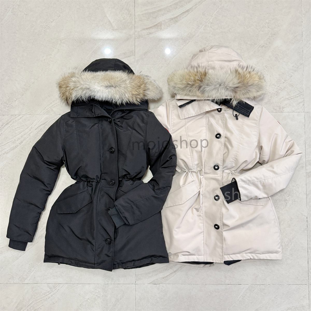 Women Puffer Jackets Designer canada down Jacket Winter Parka Coats Real Wolf Fur Outdoor Wyndham Windbreaker goosejackets womens Luxury down jackets