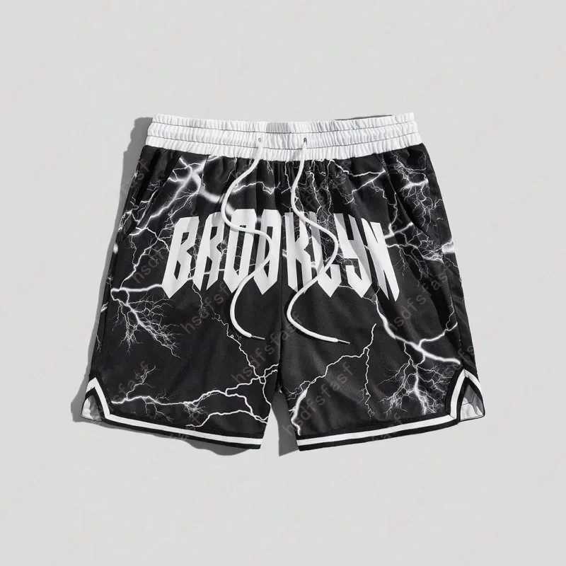 Mens summer shorts fast drying breathable fashionable San Andreas basketball shorts fashionable new shortsXJ250407