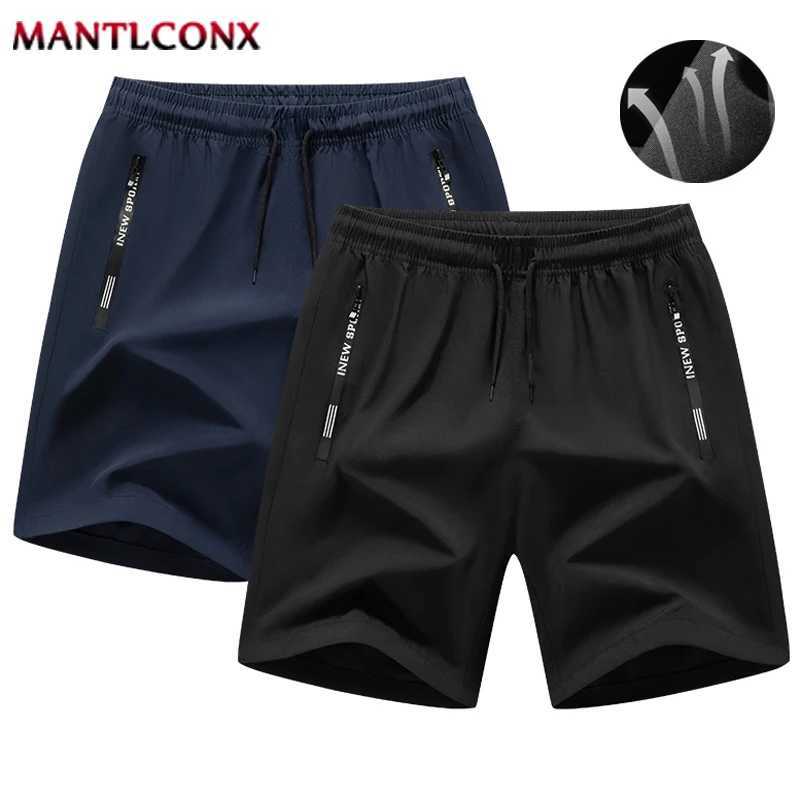 Latest Summer Shorts Mens Gym Sports Running Fitness Exercise Mens Shorts Breathable Quick Drying Drawstring Mens Shorts BlackXJ250407