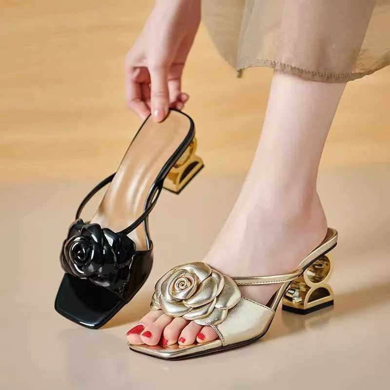 Designer High Heels Womens Sandals 2024 Summer New Platform Sandals Flower Dance Sandals Luxury SandalsXJ250407