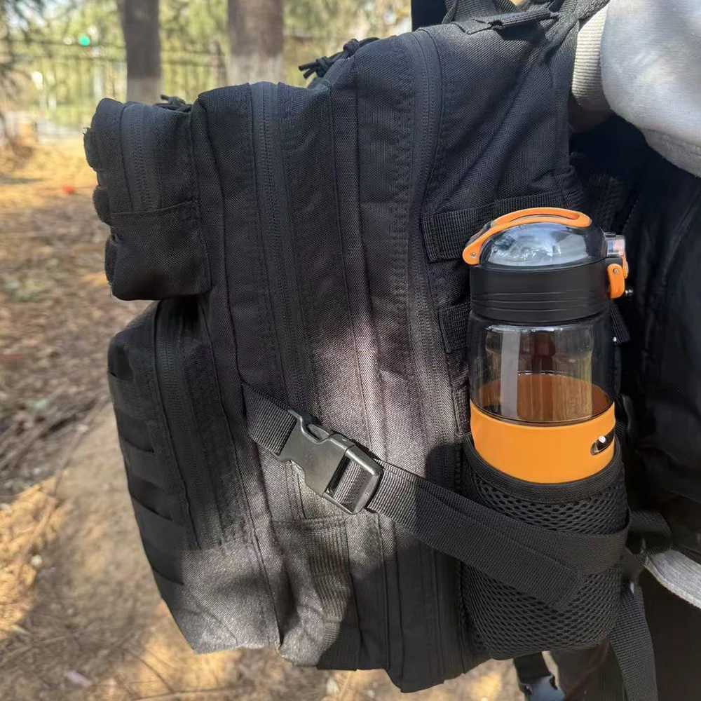 Lawaia Backpack Men Tactical Backpack Travel Fishing Backpacks Women 42*28*25.5cm Hiking Military Bag Sports Black BackpackC250407