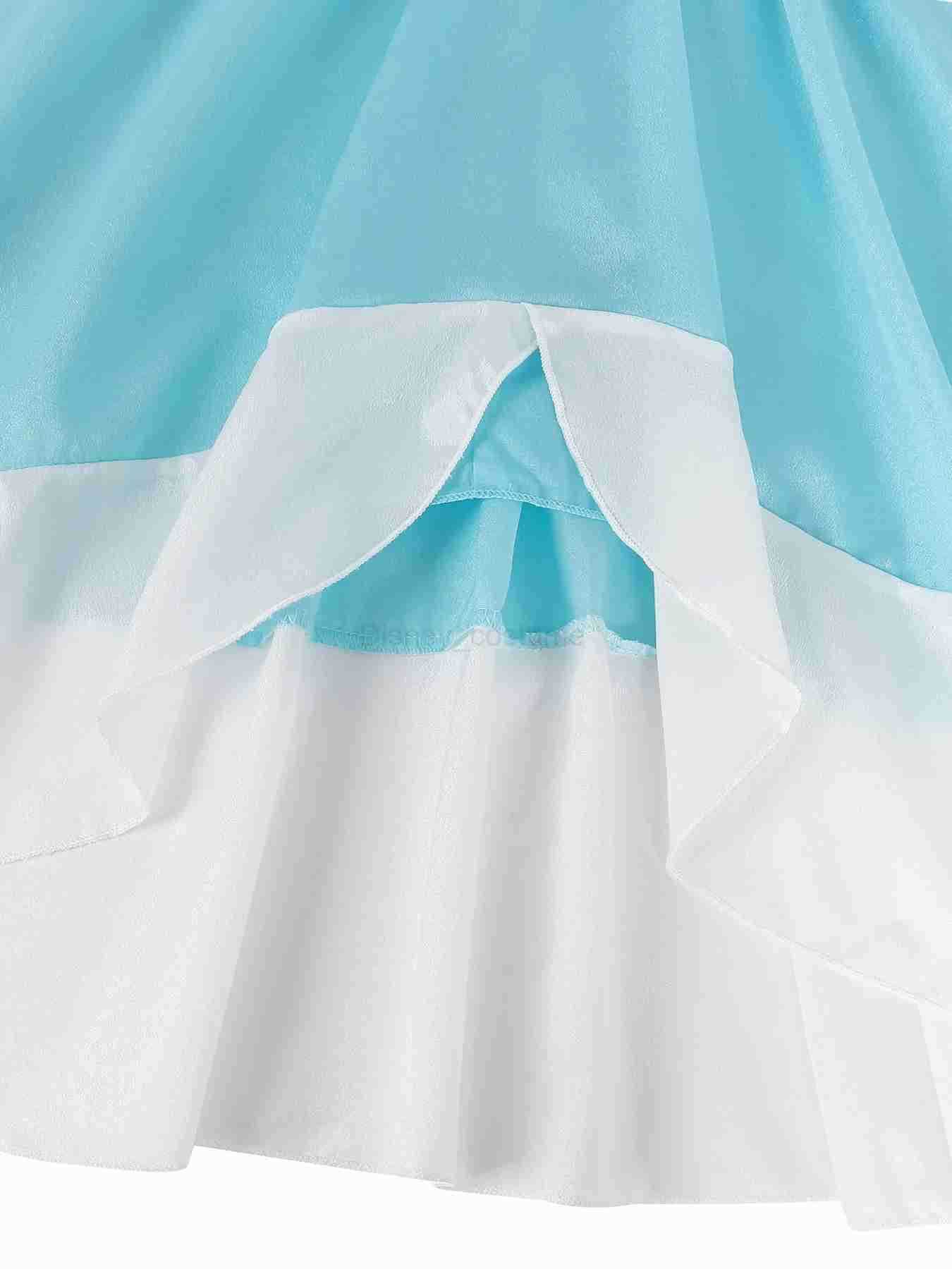 Disney Peach cosplay Rosalina Dress childrens party dress X250408