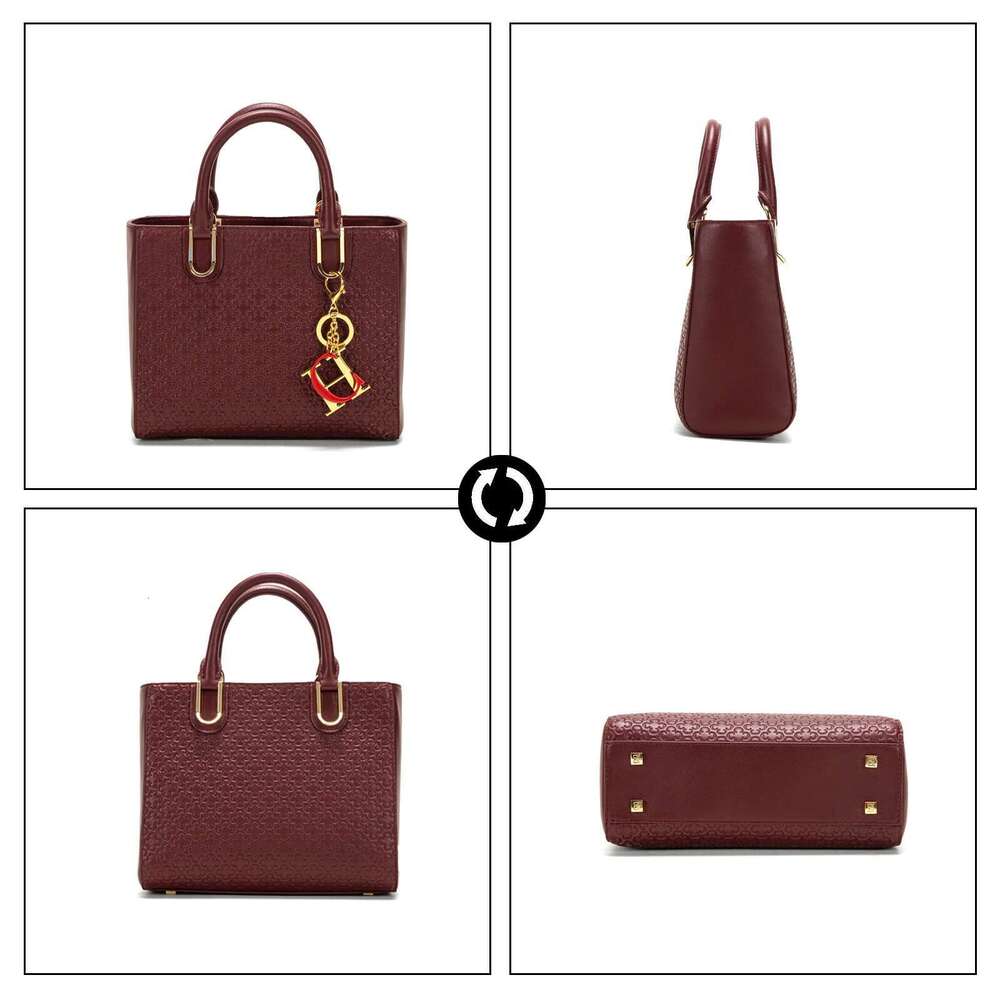 CHCH Women's Handbag Brand Cow Leather Commuter Business Shoulder Gift Adjustable Crossbody Bag