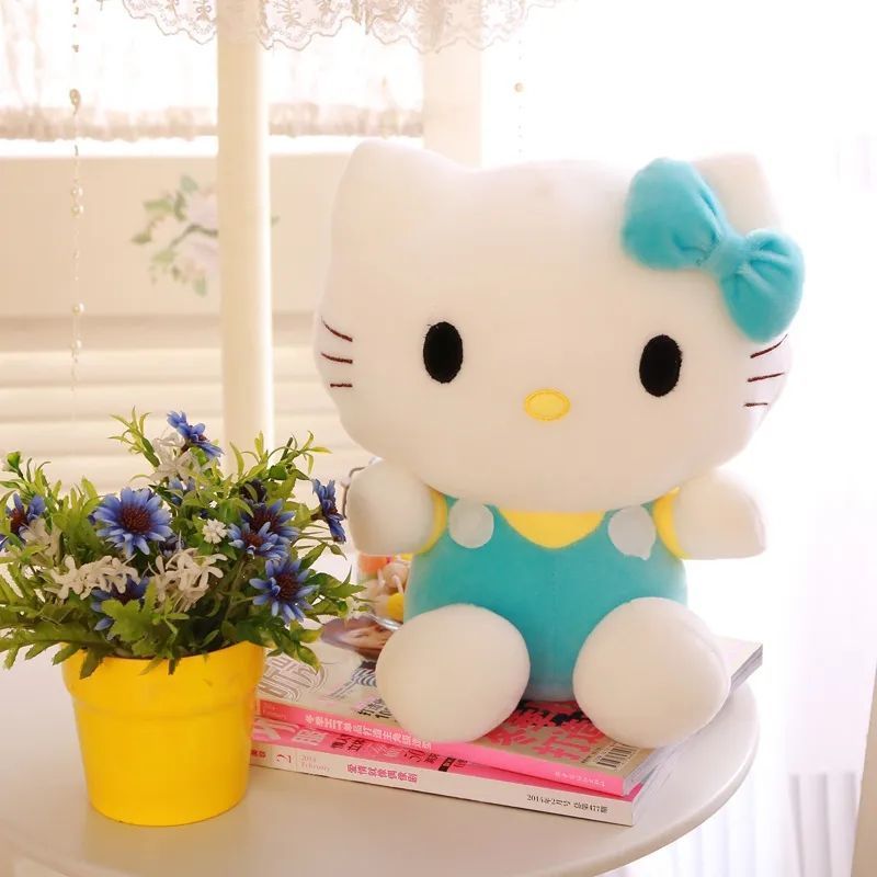 Cute 20cm Cat Doll Plush Toy Cat Stuffed Toy Doll Pillow Birthday Gift Home Bedroom Decoration