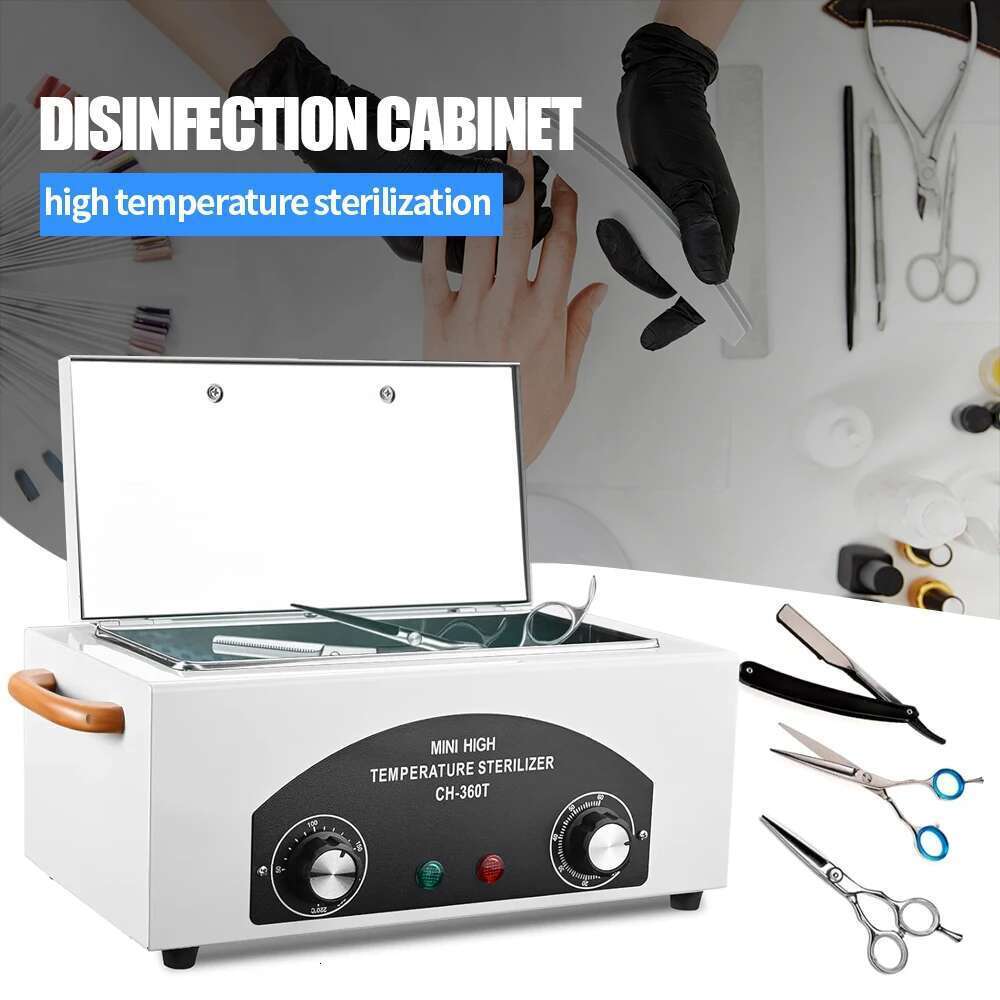 Nail Dry Heat Sterilizer 300w High Temperature Sterilization Suitable for All Metal Tools