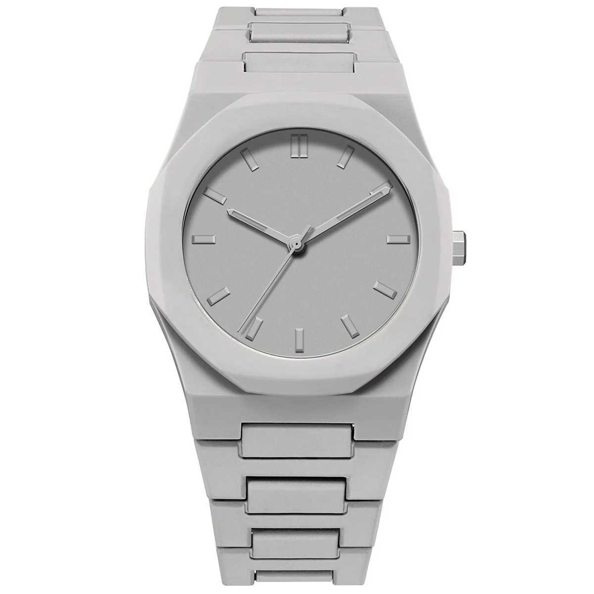 New Product Launch Classic Brand Black PC Plastic Strap Waterproof Quartz Watch for Men and Women Leisure Sports Clock Y250407