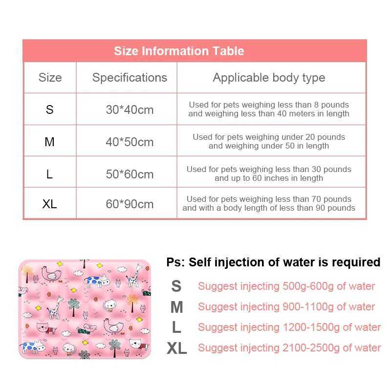 1 cooling pad for summer pet dog beds suitable for small large dogs cat blankets sofas cat mats ice pads blankets pet supplies Y250407