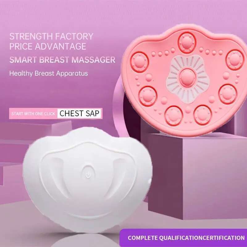 USB Charging Electric Massager Smart Vibration Heating Enhancer Chest Shaping Breast Care Massage Bra