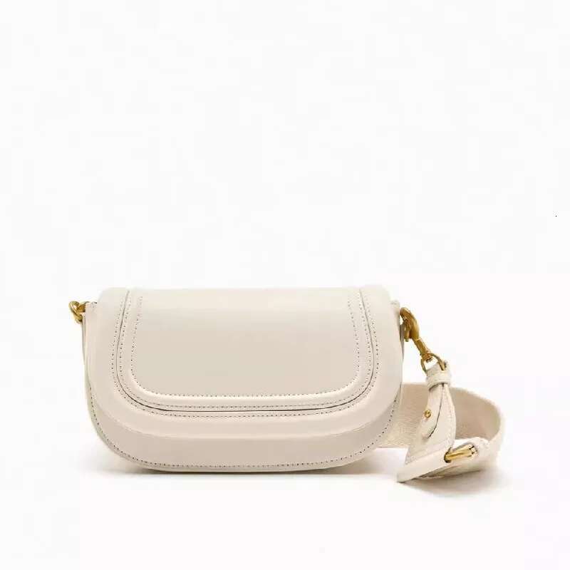 NEW Leather Saddle Armpit Bags For Women 2024 Summer Chain Shoulder Crossbody Bag Ladies Vintage Underarm Handbags Bolsa