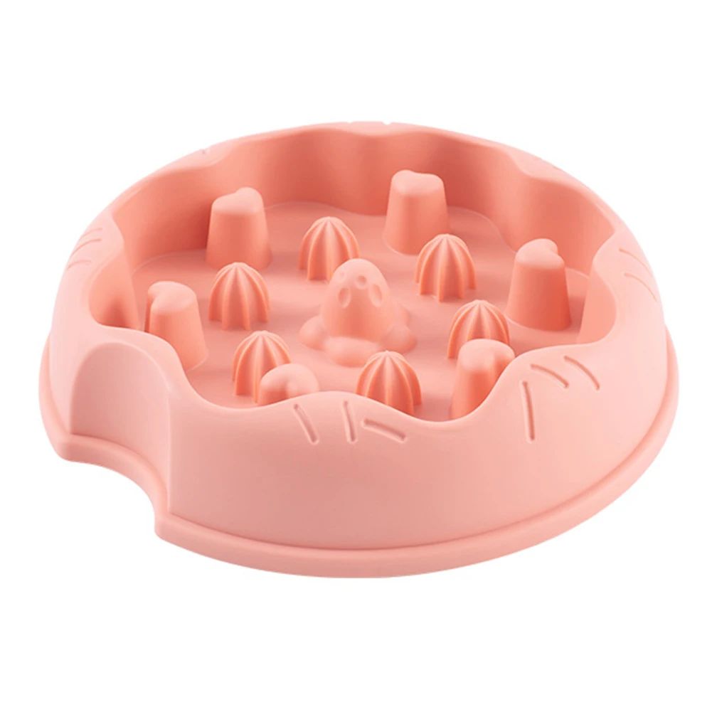 175283 The outer side of the bowl is wrapped in soft plush material, providing warmth in winter and keeping cats' paws warm during meals.