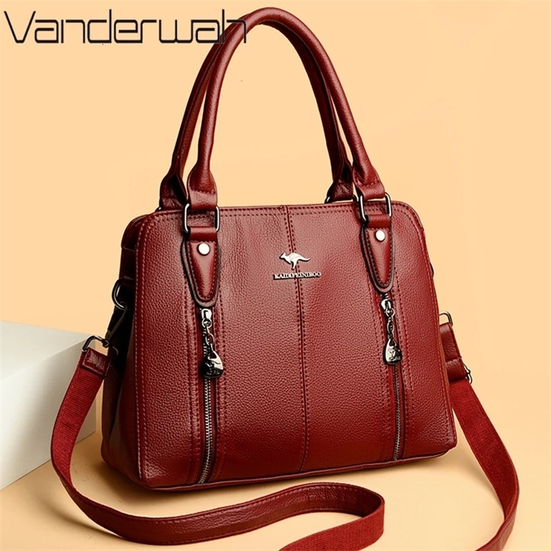 handbag womens bag er casual high-quality leather shoulder cross body model 250320