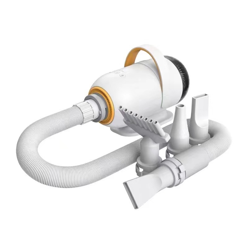 Versatile Pet Hair Removal System Blending Blowout Power and Suction Technology for Pets
