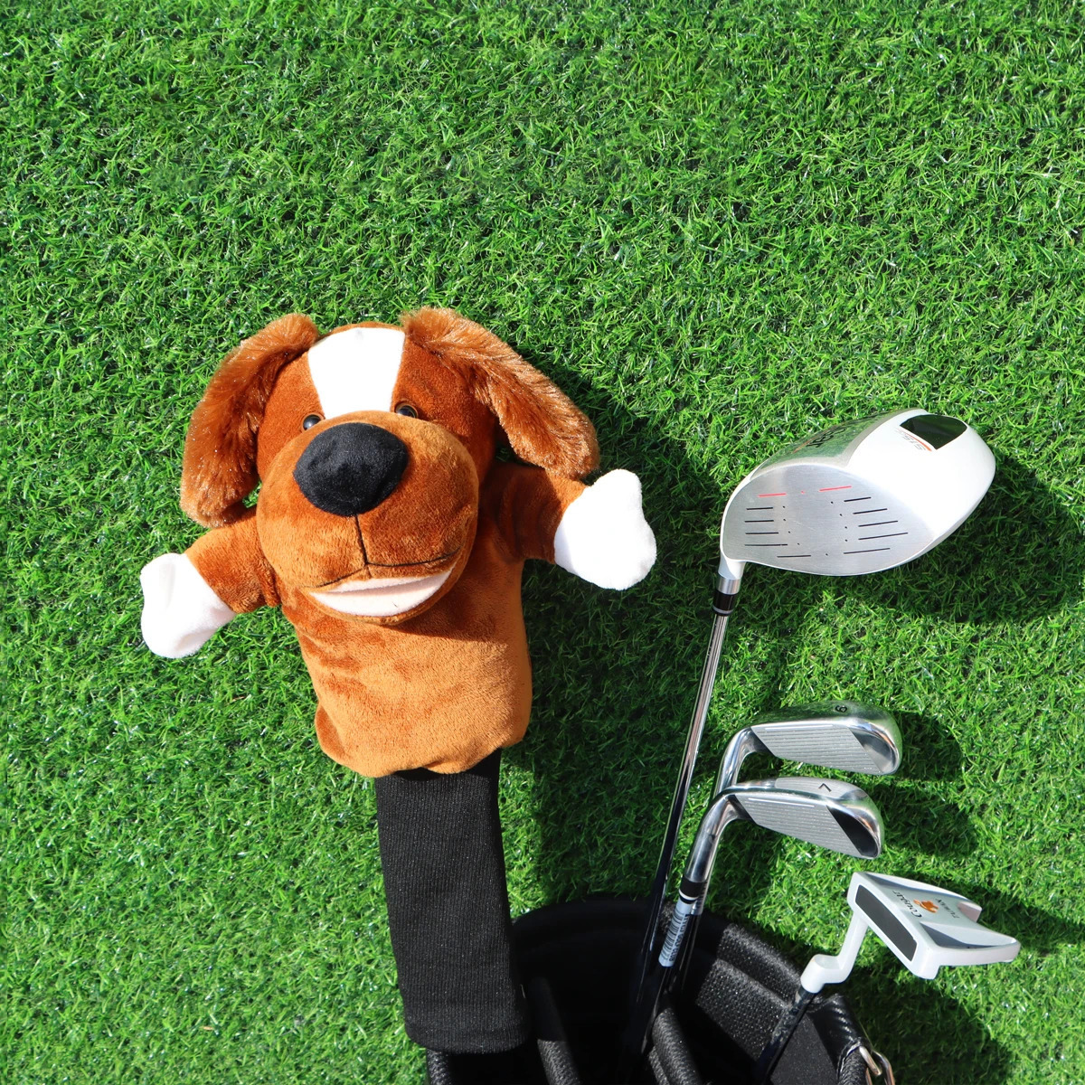 Cute Dog Golf Head Cover for Driver 460CC Fairway 35 Hybrid UT Several style for Man and Ladys Golf Life 251104