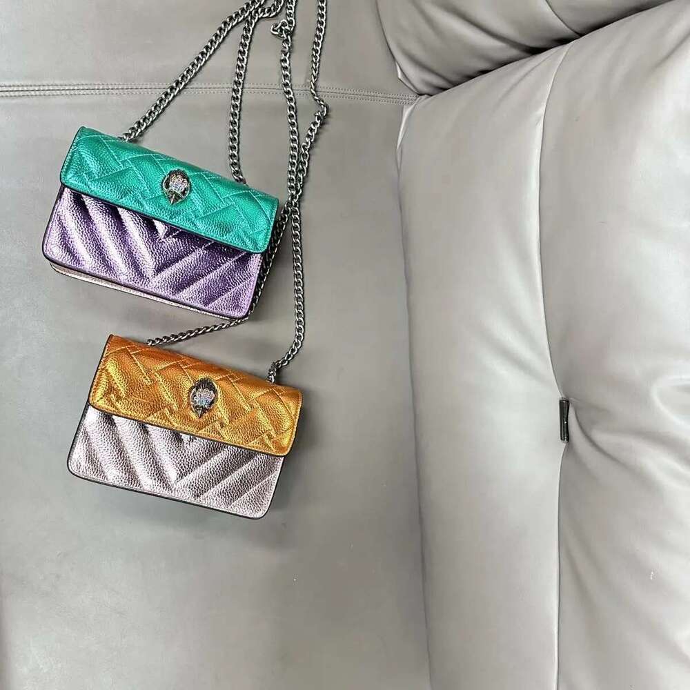 2024 Color Match Fashion Small Fragrance Foreign Style Plaid Classic Eagle Head Crossbody Hawk Head Bag