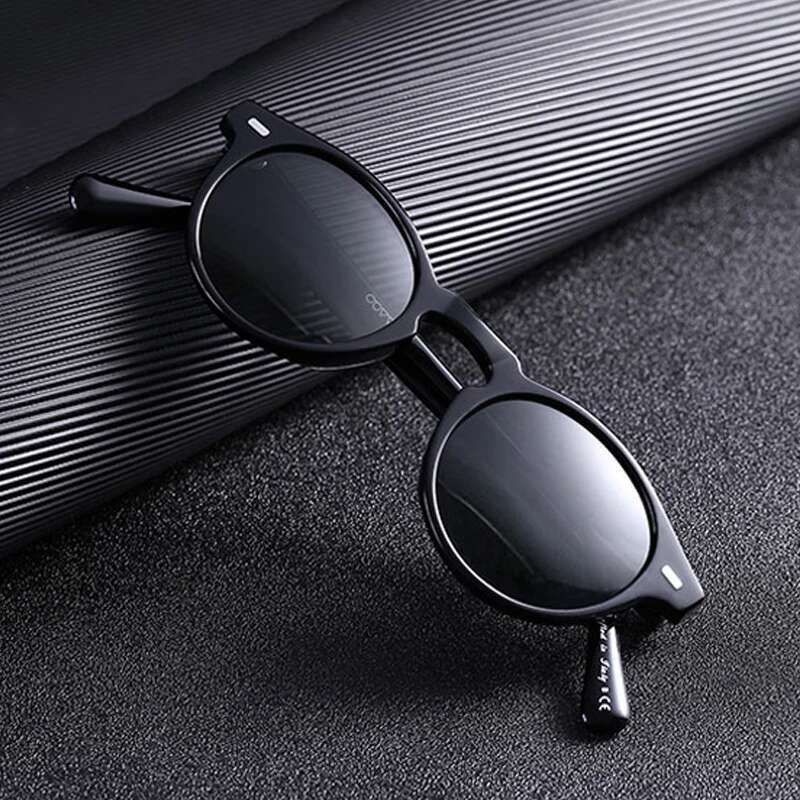 Round Cat Eye Sunglasses Men Brand Designer Vintage Driving Sun Glasses Fashion Retro Male Shades Women Oculos De Sol