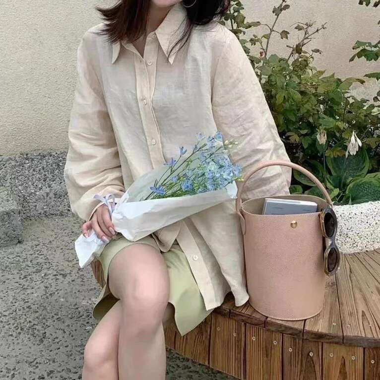 2025 Designer Bucket Tote Genuine Leather Women Shoulder With Long Straps T Cowhide Crossbody Bag