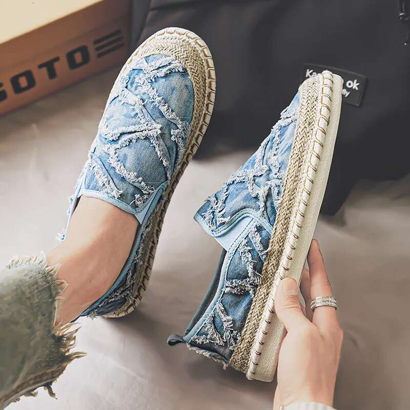 2025 New Retro Casual Summer Designer Men's Canvas Breathable Casual Shoes Men's Flat Shoes Trendy Casual Shoes1